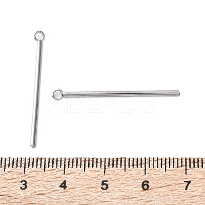 304 Stainless Steel Pendants STAS-L282-005P-03-1