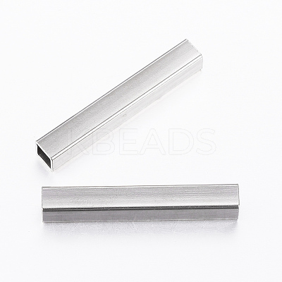 Tarnish Resistant 304 Stainless Steel Tube Beads STAS-K154-79P-1