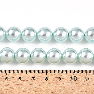 Glass Pearl Beads Strands HY-G002-01F-12-1