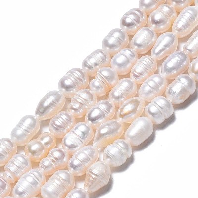 Natural Cultured Freshwater Pearl Beads Strands LS-PEAR-N012-07A-1