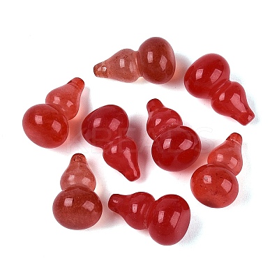 Dyed Natural White Jade Pendants G-Q601-42A-1