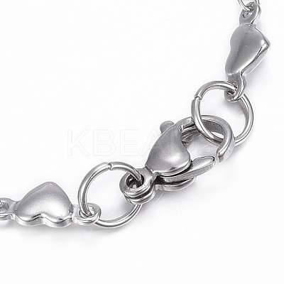 Tarnish Resistant 304 Stainless Steel ID Bracelets BJEW-H520-11P-1