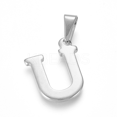 Non-Tarnish 304 Stainless Steel Pendants STAS-F106-95P-U-01-1