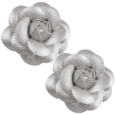 PU Leather Alligator Hair Clips for Girls OHAR-WH20008-18C-1