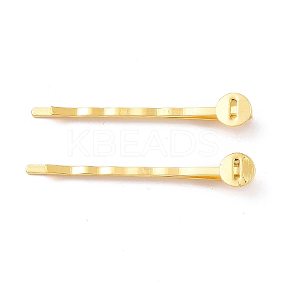 Golden Iron Hair Bobby Pin Findings X-PHAR-Q017-G1-1