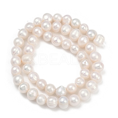 Natural Cultured Freshwater Pearl Beads Strands PEAR-I007-07X-09A-1