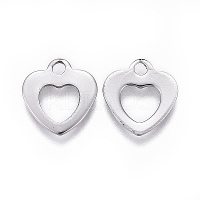 Tarnish Resistant 201 Stainless Steel Hollow Charms STAS-F207-35P-1