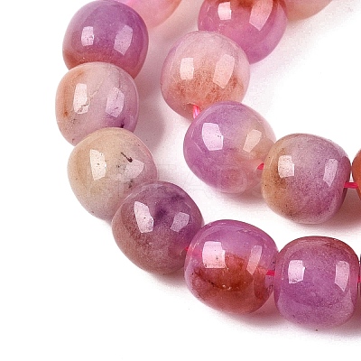 Dyed Natural White Jade Beads Strands G-T138-D07-1