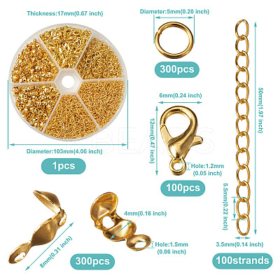 Jewelry Making Finding Kit DIY-YS0001-34G-1