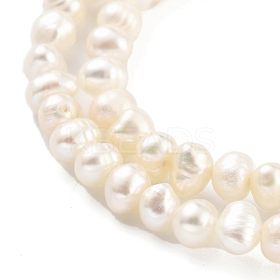 Natural Cultured Freshwater Pearl Beads Strands PEAR-C003-07C-1
