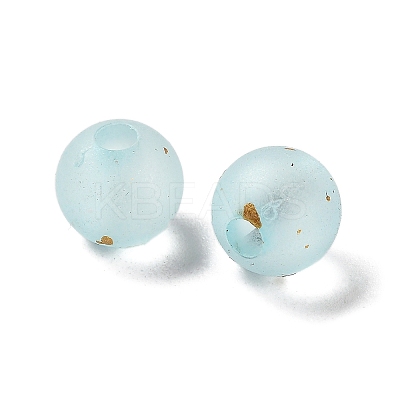 Frosted Transparent Acrylic Beads X1-OACR-F013-13G-1
