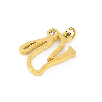 304 Stainless Steel Pendants STAS-R137-01G-N-1