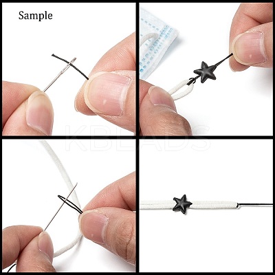 Star PVC Plastic Cord Lock for Mouth Cover LS-KY-D013-01H-1