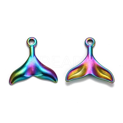 Ion Plating(IP) 304 Stainless Steel Charms STAS-F249-14M-01-1