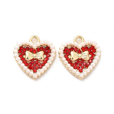 Alloy Rhinestone Pendants ALRI-E006-02LG-1