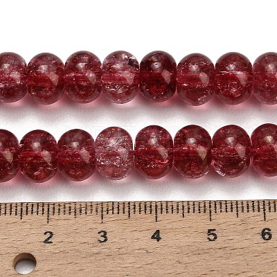 Dyed Imitation Gemstone Glass Beads Strands GL-Z001-03B-03-1