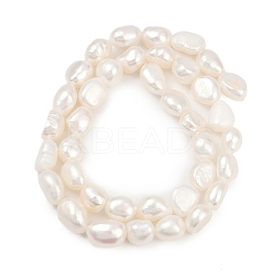 Natural Cultured Freshwater Pearl Beads Strands PEAR-P064-20N-01A-1