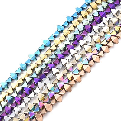 Electroplate Synthetic Non-magnetic Hematite Beads Strands G-F740-03A-1