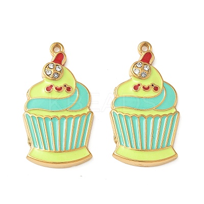 304 Stainless Steel Enamel Pendants STAS-I346-13G-01-1