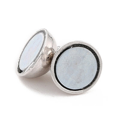 Anti-Tarnish Rhodium Plated 925 Sterling Silver Magnetic Clasps LS-STER-A001-02B-P-1