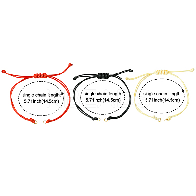 Braided Waxed Polyester Cord X1-AJEW-JB01153-01-1