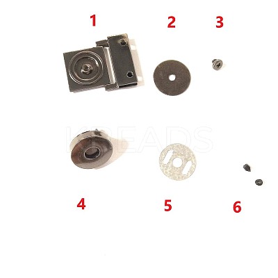 Zinc Alloy Twist Bag Lock Purse Catch Clasps LS-PURS-PW0001-061B-1