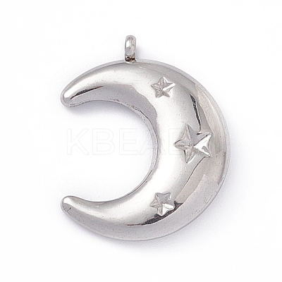 Non-Tarnish 304 Stainless Steel Pendants STAS-E173-01P-1