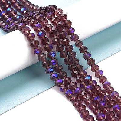 Electroplate Glass Beads Strands EGLA-A034-T1mm-L14-1