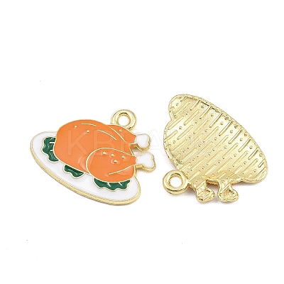 Thanksgiving Theme Alloy Enamel Pendants FIND-I065-04K-G-1