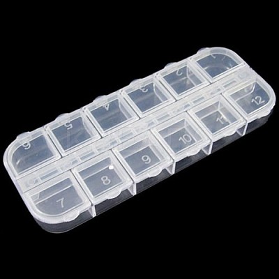 Plastic Bead Containers X-C087Y-1