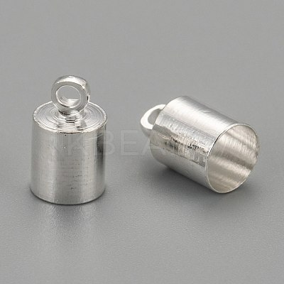 Brass Cord Ends KK-EC041-S-NF-1