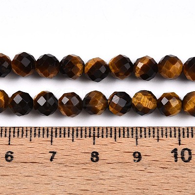 Natural Tiger Eye Beads Strands G-S345-6mm-22-1