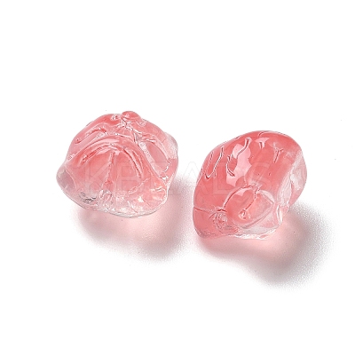 Baking Paint Transparent Glass Beads GLAA-C035-01H-1