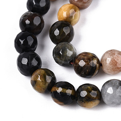 Dyed Natural White Jade Beads Strands LS-G-T139-8mm-60-17-1