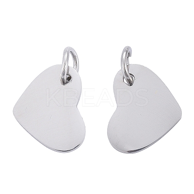 Anti-Tarnish 304 Stainless Steel Stamping Blank Tag Charms STAS-I311-19P-1