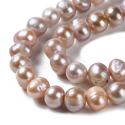 Natural Cultured Freshwater Pearl Beads Strands PEAR-E018-20-1