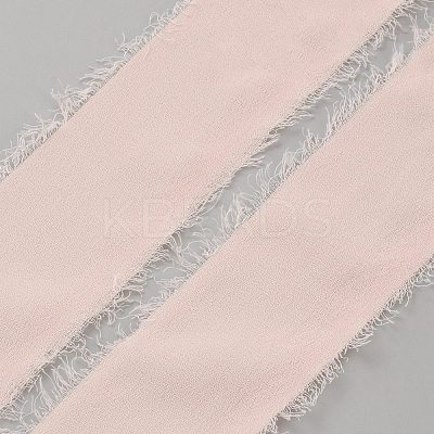 5M Polyester Frayed Ribbons SRIB-TAC0002-10B-1
