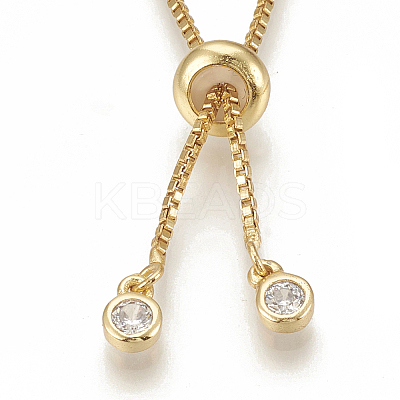 Adjustable Brass Necklace Making LS-KK-Q746-002G-1