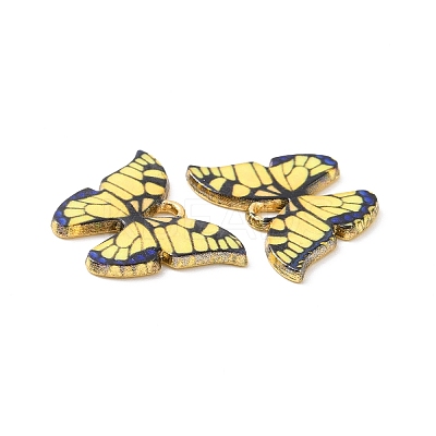 Alloy Enamel Pendants PALLOY-M200-01LG-D-1
