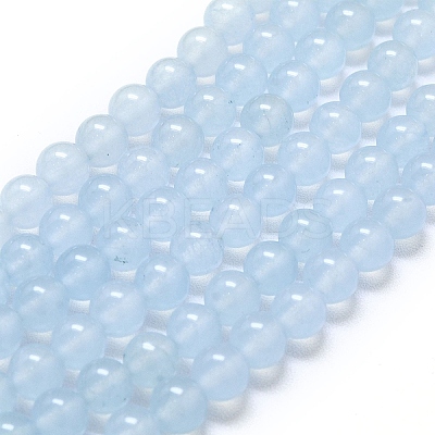 Natural Malaysia Jade Beads Strands G-L645-C01-6mm-01-1