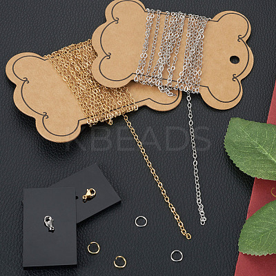 304 Stainless Steel Textured Cable Chains DIY-BY0001-43-1