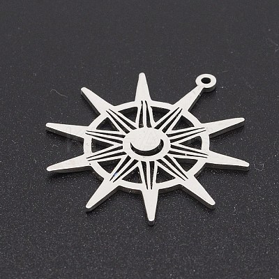 Non-Tarnish 201 Stainless Steel Pendants STAS-S105-LA232-1