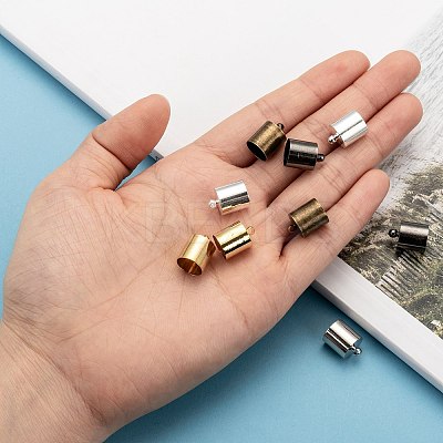 Brass Cord Ends X-KK-D219-14x10-M-1
