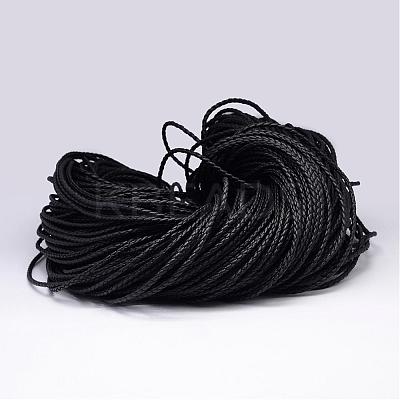 Braided PU Imitation Leather Cord LC-N009-01-4mm-1