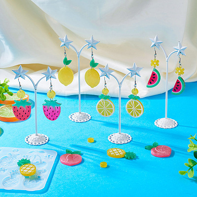 DIY Fruit Theme Earring Jewelry Kits DIY-TA0010-52-1