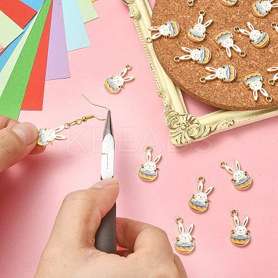 20Pcs Alloy Enamel Pendants ENAM-CJ0004-25-1