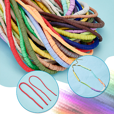 40 strand 40 stytle Handmade Polymer Clay Beads CLAY-PH0001-86-1