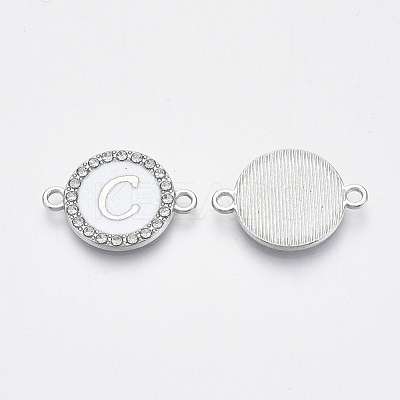 Alloy Enamel Links Connectors ENAM-TAC0003-01S-04C-1