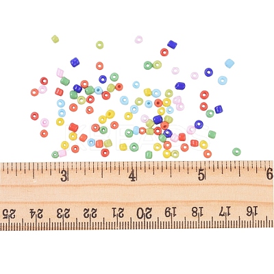 8/0 8 Colors Round Glass Seed Beads SEED-JP0007-14-3mm-1