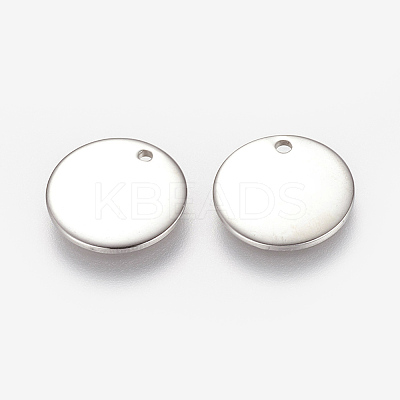 Tarnish Resistant 304 Stainless Steel Stamping Blank Tag Charms STAS-K149-03D-1